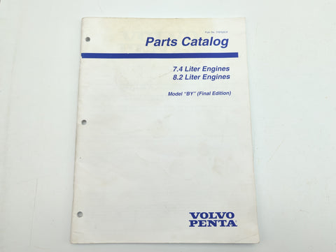 Volvo Penta 7797520-9 Genuine OEM Final Edition 7.4/8.2 Liter Engine Model BY Parts Catalog Service Manual