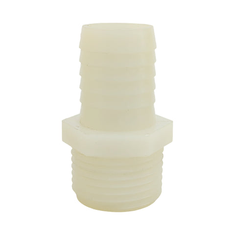 Buck Algonquin 60TN158 Tuff-Lite Nylon 1-1/4” Hose ID X 1” MNPT Hose Adapter Fitting