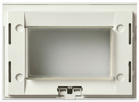 Vimar 16813.Q.B Idea Classica White 4.8” X 3.47” 3-Module Flush Mounting Frame
