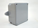 Cantex 5133705 Gray 4” X 4” X 2” Surface Mount Screwed Cover PVC Junction Box