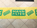 MANN Filter 2-1/2' X 12-1/2' Marine Promotional Display Advertising Banner Flag