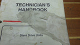 Mercury MerCruiser 90-806534940 Genuine OEM Stern Drive Technician's Handbook - Second Wind Sales