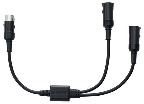 Kenwood CA-Y107MR KCA-RC107MR Marine Stereo Remote Control 14" Y-Splitter Adapter Cable