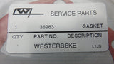 Westerbeke 36963 Genuine OEM Marine Diesel Generator Oil Seal Flange Gasket