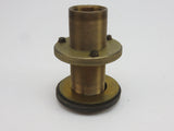 B&G 129-00-116 Vintage Hecta Hornet Harrier Hydra 31mm Bronze Flanged Thru-Hull Transducer Housing