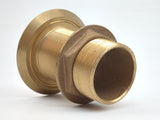 Groco FTH-2000-W FTH Series Bronze 2” NPS NPT Dripless Flush Thru-Hull Fitting with Nut