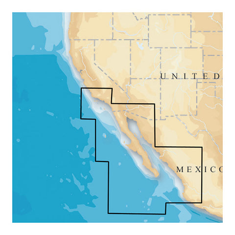 Navionics Classic NC/US844L US844L Electronic Chart Southern California to Baja Mexico