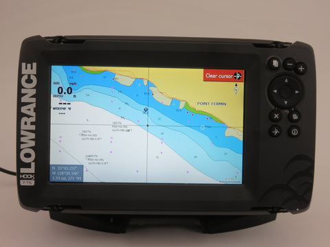 Lowrance HOOK2-7 with SplitShot Transducer and US and Canada Maps