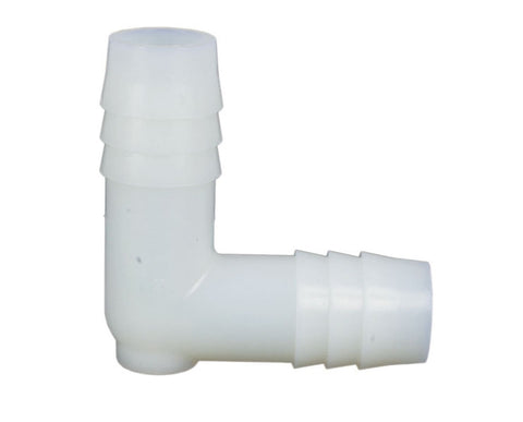 Seafit 1856210 Boat Marine Plumbing White 5/8" Barbed Nylon Hose 90° Elbow Fitting