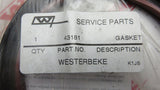 Westerbeke 43181 Genuine OEM Marine Diesel Generator Cylinder Block Crankshaft Oil Seal