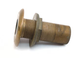 Buck Algonquin 00TH125 Marine Boat 1-1/4" Bronze Thru-Hull with Flange Nut