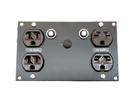 Kohler A-239280 Genuine OEM Marine Generator AC Receptacle Outlet and Breaker Panel