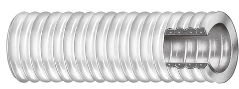 Trident 146-2000 Marine 2" X 50' VAC HD Water Fill and General Purpose White Corrugated Hose
