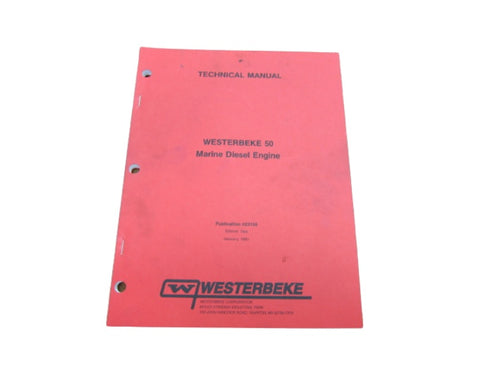 Westerbeke 23156 2nd Edition Marine Diesel Engine 50 Technical Manual - Second Wind Sales
