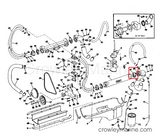 OMC 907775 Genuine OEM Marine Boat Sterndrive Exhaust Manifold End Cap Gasket Sierra 18-2883