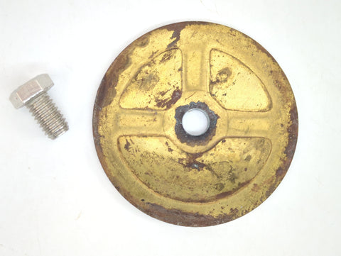 Seakamp SK3300C Marine Heat Exchanger Brass 3" End Cap Cover Plate Mercury 99961