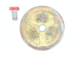 Seakamp SK3300C Marine Westerbeke Heat Exchanger Brass 3" End Cap Cover Plate