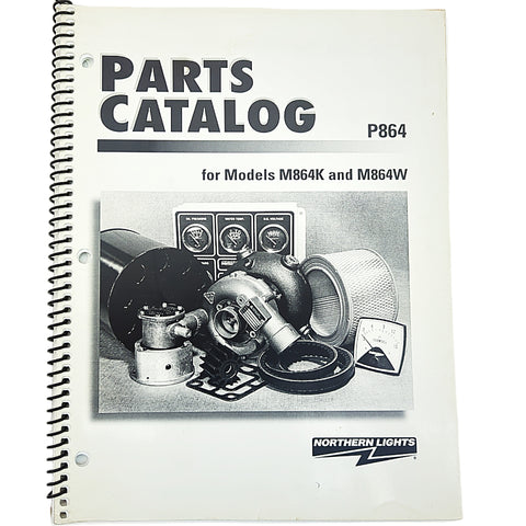 Northern Lights P864 Lugger Genuine OEM M864K M864W Parts Catalog Service Manual