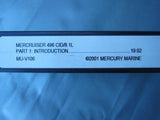 Mercury Mariner MerCruiser MU-V106 Genuine OEM Part 1: Introduction Video Manual - Second Wind Sales