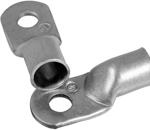 Marine Grade Heavy Duty Tinned Copper Lug 2 AWG Gauge Wire X 1/2" Stud Ancor 252267 2-Pack
