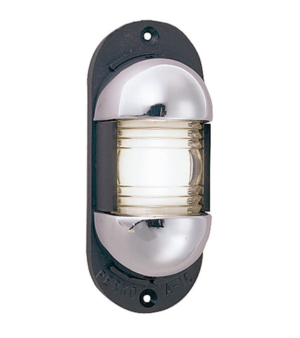 Perko 1332DP0CHR Marine Boat Black Polymer Base 1-1/2" X 3-3/4" 12V Vertical Mount Stern Light