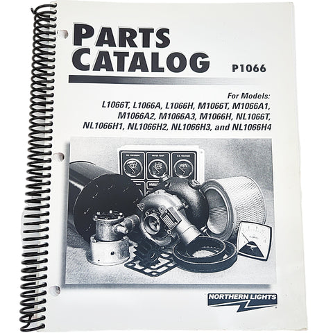 Northern Lights P1066 Lugger Genuine OEM L1066T M1066T Parts Catalog Service Manual