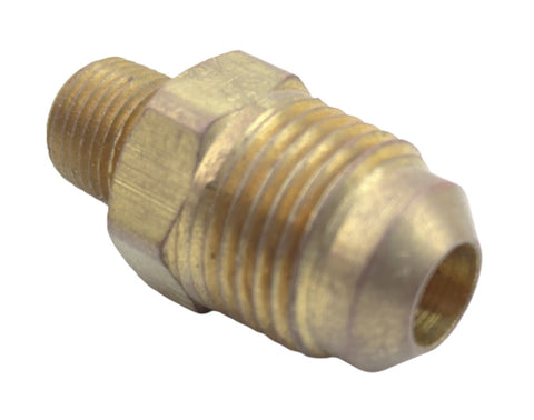 Midland Metal 10-262 10262 3/8” Male Flare X 1/8” MNPTF Straight Brass Male Adapter Fitting