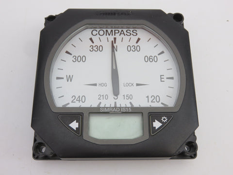 Simrad IS15 COMPASS 22092126 Boat Marine Black Sailing Compass Instrument Display with Cover