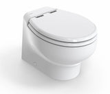 Thetford 98235 Tecma Flexi Line Silence Plus 2G Short 24V "Big Bowl" White Low Profile Marine Toilet