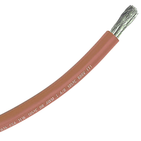 Marine Grade 6 AWG (14mm) X 5”-6” Stranded Tinned Copper Primary Wire Boat Cable Brown Ancor 344008