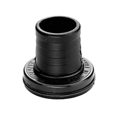 Nauta FTP1210 Marine Black Nylon Straight Hose 1-1/2” Flexible Tank Fill Fitting