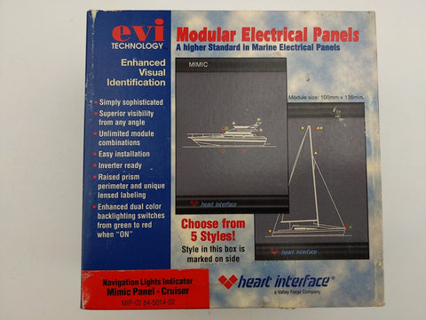 Heart Interface EVI 84-5014-02 Modular Electrical Panel Cruiser Powerboat Navigation Lights MIMIC Panel Display
