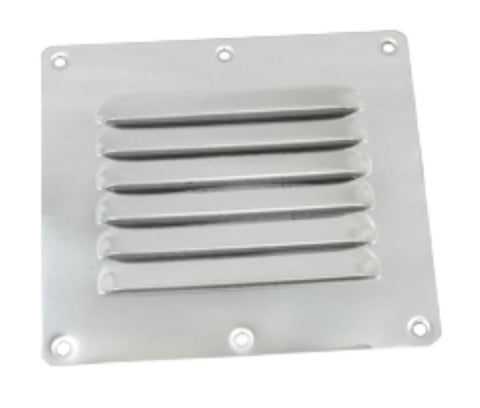 Victory Products AA13571 5” X 4-5/8" Stainless Steel Louvered Locker Vent West Marine 226993