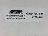 Gaffrig Virage Performance Boats 010-159 035-602-25 GMPYKIUW White 2" Exhaust Temperature Pyrometer Gauge
