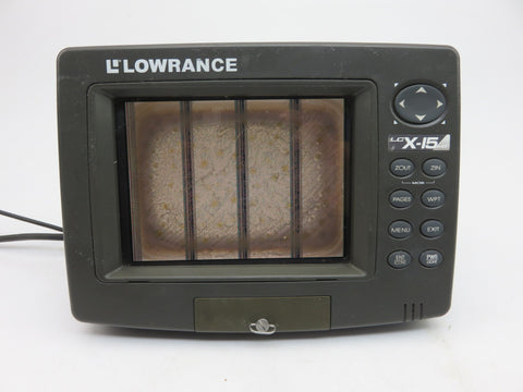 Lowrance LCX-15MT Boat Marine FishFinder GPS ChartPlotter FOR PARTS –  Second Wind Sales