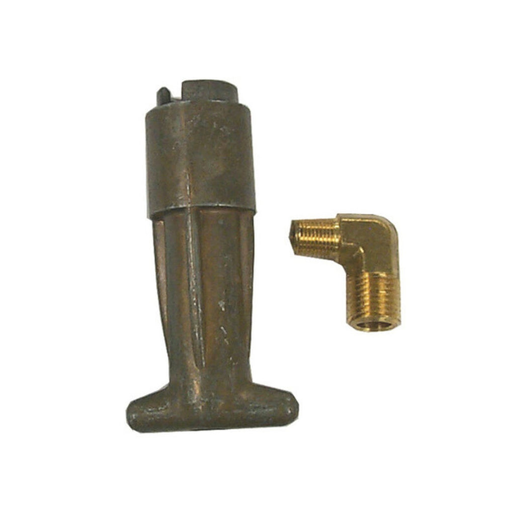 AN-4 Male Union T-Piece Adapter With 1/8" NPT Port - For Fuel Oil Pressure Lines