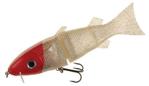 DOA BFL-310 Big Fish Lure 8" Pearl and Red Head Trolling Bait Fishing Lure