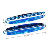 Rush Creek 90-5555 Reel Salty All Weather Wood Wall & Ceiling Horizontal Offshore & Inshore 3-in-1 Storage 10-Rod Rack