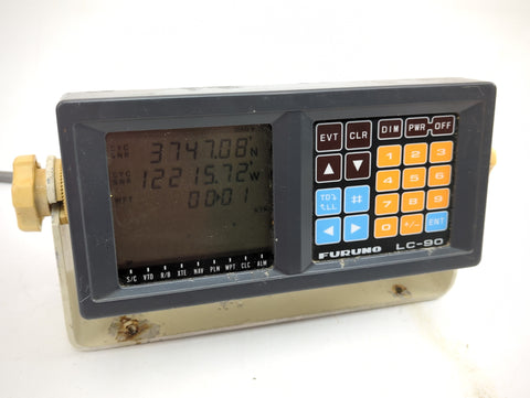 Furuno LC-90 Mark II Vintage Loran C 10-42V 2A 100-Waypoint Navigator LCD Display