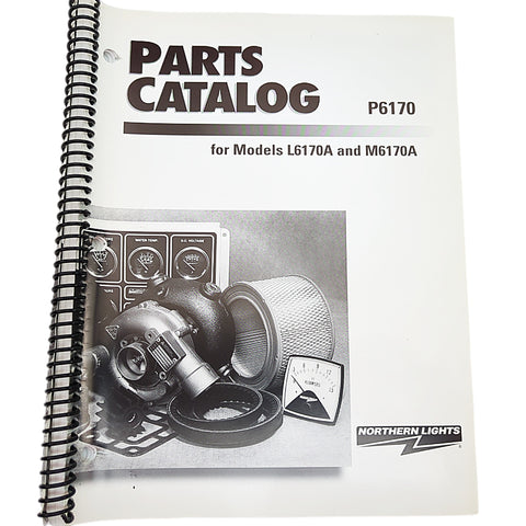 Northern Lights P6170 Lugger Genuine OEM L6170A M6170A Parts Catalog Service Manual